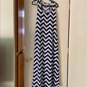 Chevron Maxi Dress